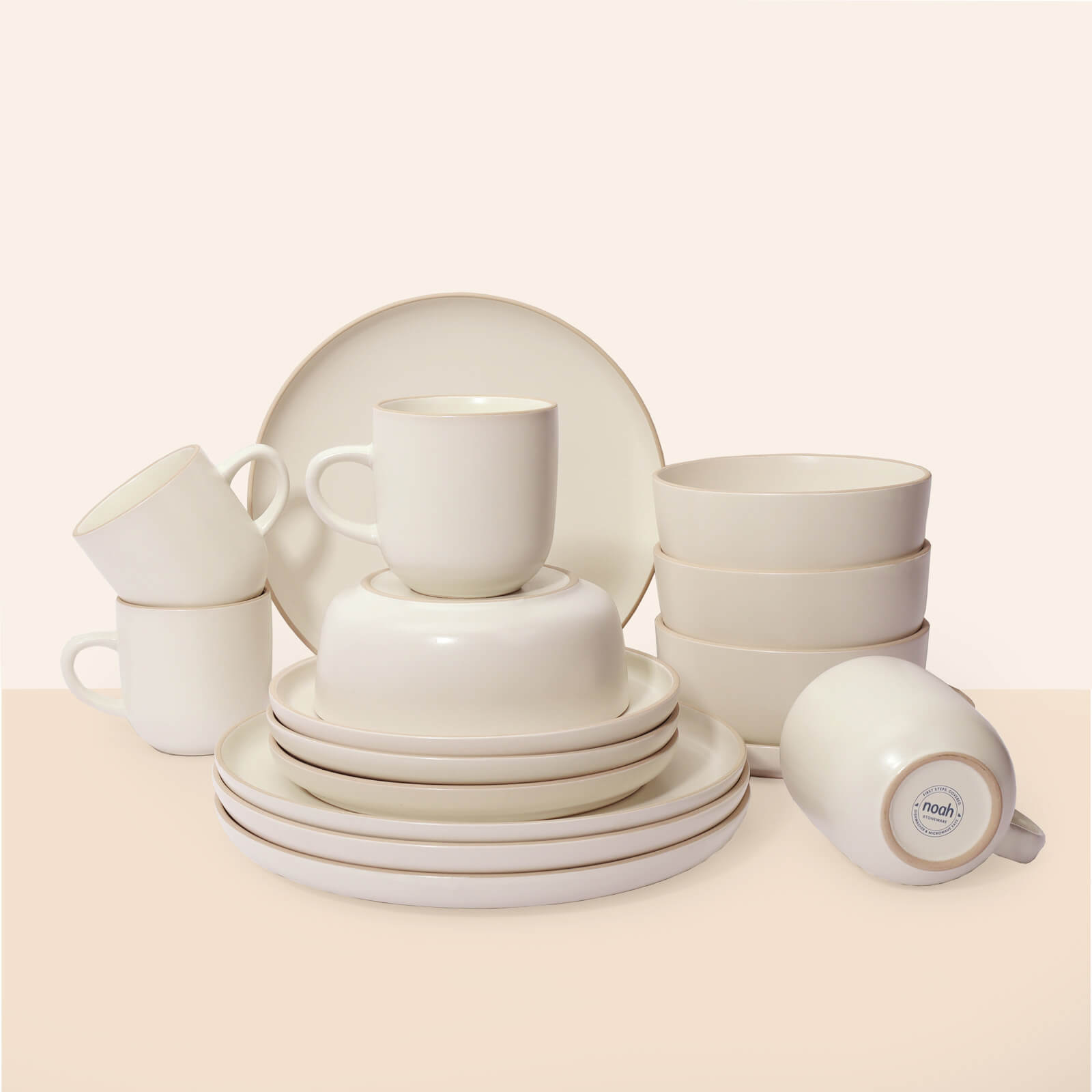 4x Person Stoneware Dinner Set