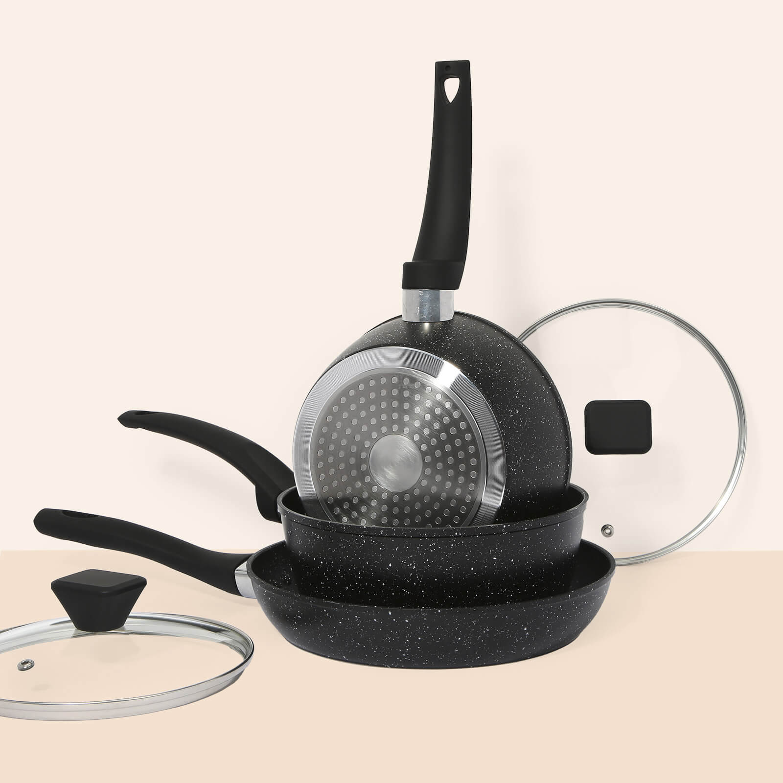 3pc Cooking Pan Set