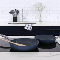 5pc Cooking Pan Set - Aegean Blue